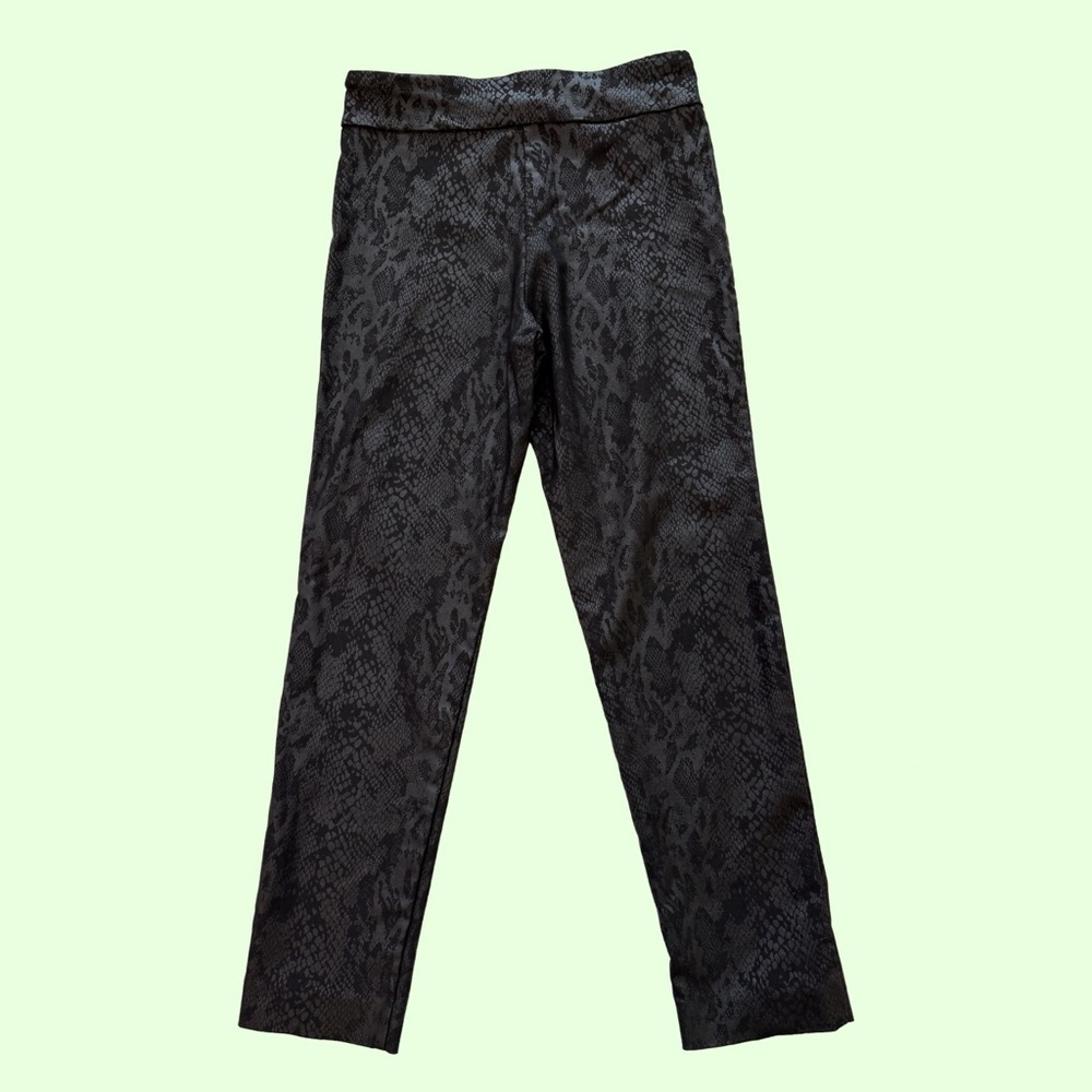 Krazy Larry Black Snake Print Pants - Picture 2 of 4